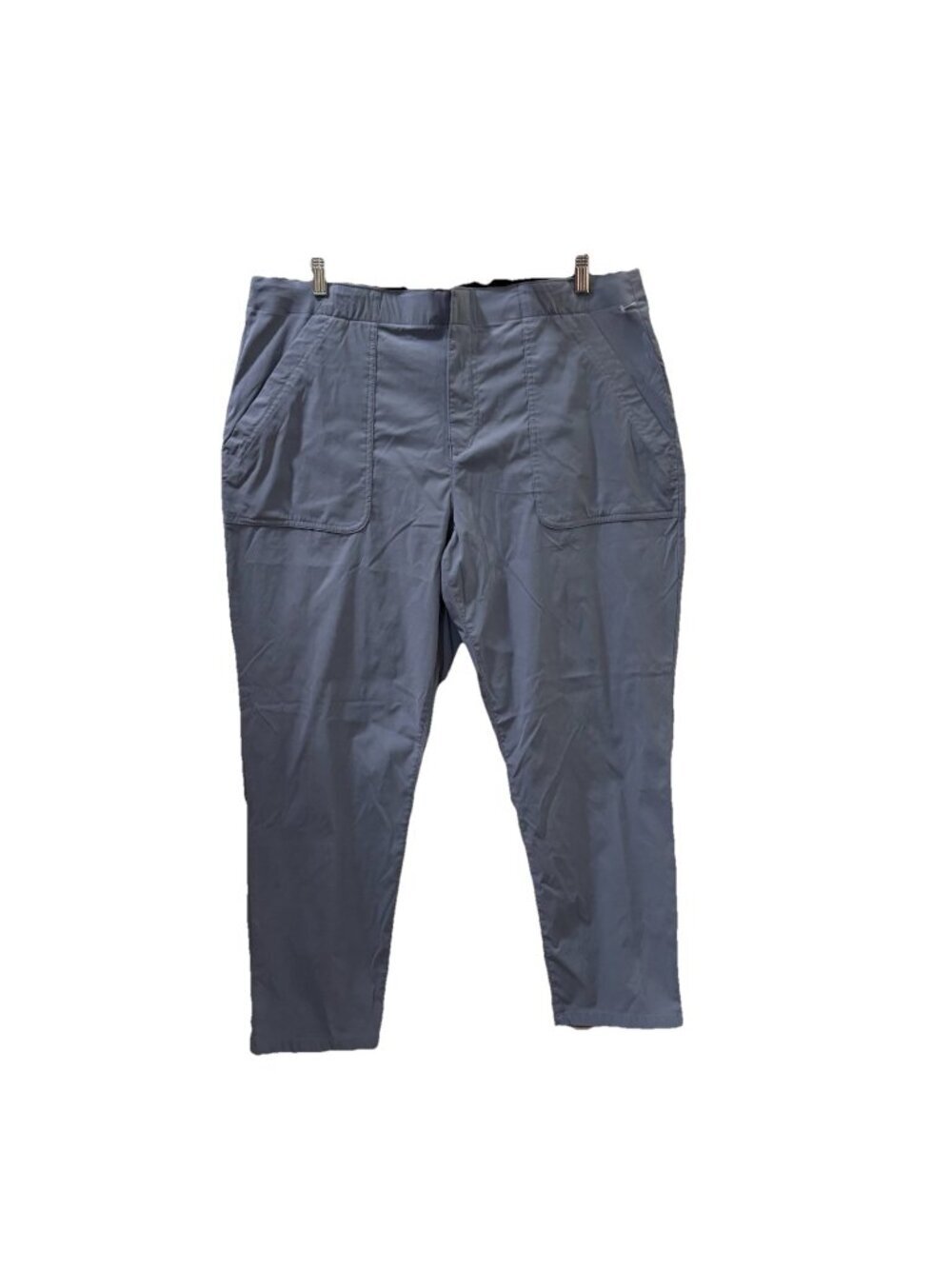 eddie bauer horizon straight ankle pant Women 16 Blue Color Hiking Fast Dry